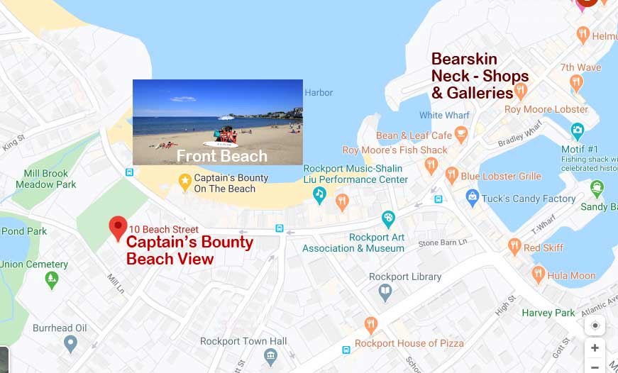 rockport massachusetts beachside motel map